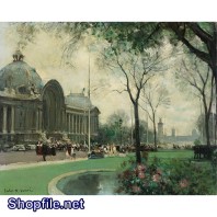 TSD3709 - Tranh sơn dầu lâu đài hoàng gia